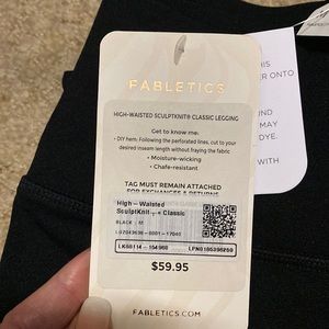 Black Fabletics Yoga Pants